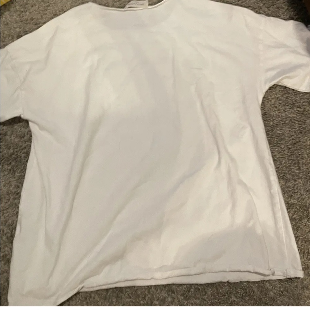 White Saints & Hearts Rodeo shirt. Size Medium!